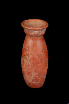 Vase ovoïde à col céphalomorphe