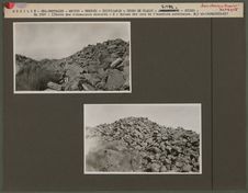 En 1927 : entrée des ruines, murs écroulés [Cerro de Tlaloc]
