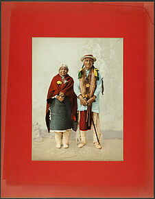 Pueblo indians. Jose Jesus and wife