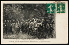 Un chef de poste de Pangala partant en expédition contre les Babembés soulevés
