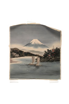 Peinture sur reps: le Mont Fuji