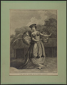 Une jeune femme de O-Tahiti dansant