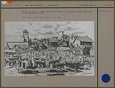 La place de marché en 1890 : marchands de "bozaka"