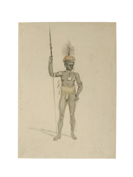 Portrait d’un guerrier, Efaté, Vanuatu
