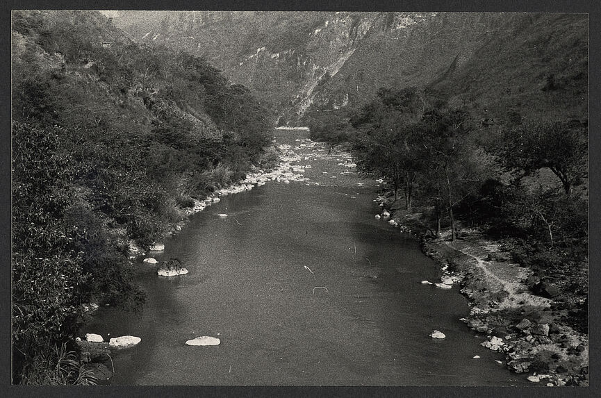 Le Rio Chichoy à partir du pont de la route Huehuetenango-Coban