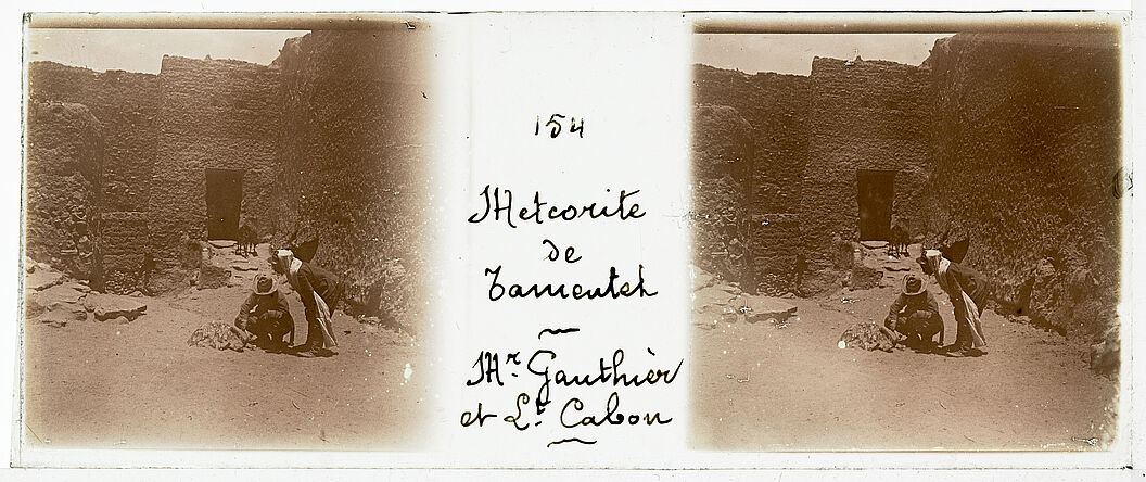 Météorite de Tamentet, Mr Gauthier et lieutenant Cabon