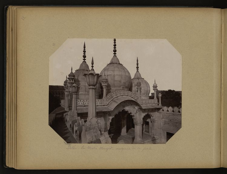 Delhi-La Motée Musjid, mosquée de la perle
