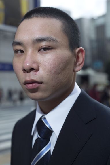 Portrait of a young student, Tokyo