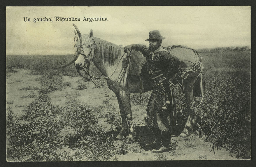 Un gaucho, Republica Argentina