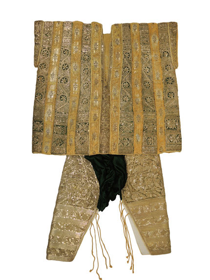 Costume de mariage: tunique et pantalon