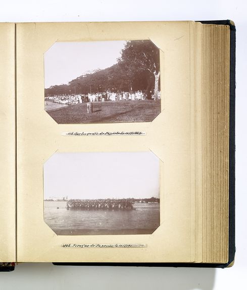 Sur les quais de Papeete le 14 juillet 1895