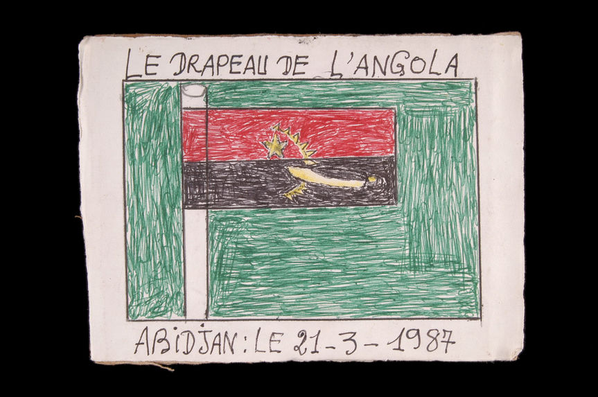 Dessin : Le drapeau de l'Angola