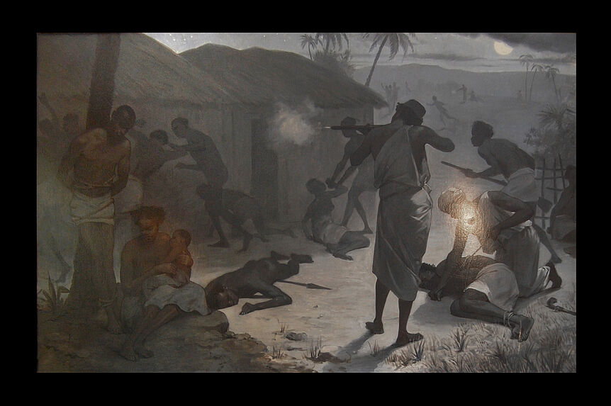 Chasse aux esclaves en Afrique