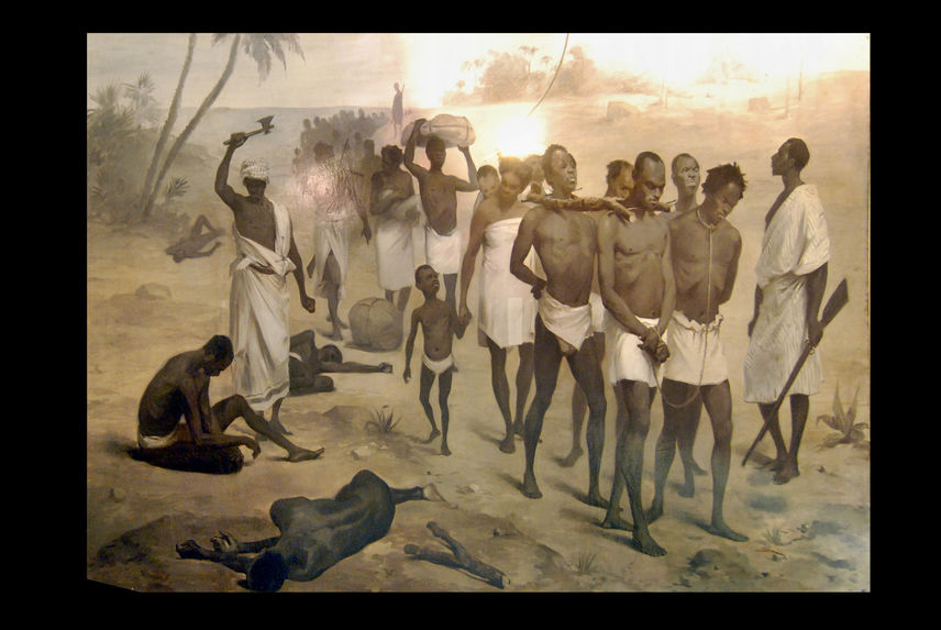 Convoi d'esclaves en Afrique