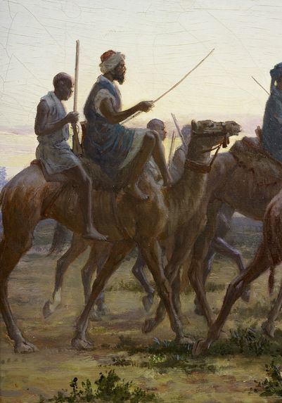 Guerriers du Trarza longeant le fleuve Sénégal