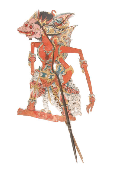 Figure de wayang kulit : Patih Sugriwa dari Prabu Rama
