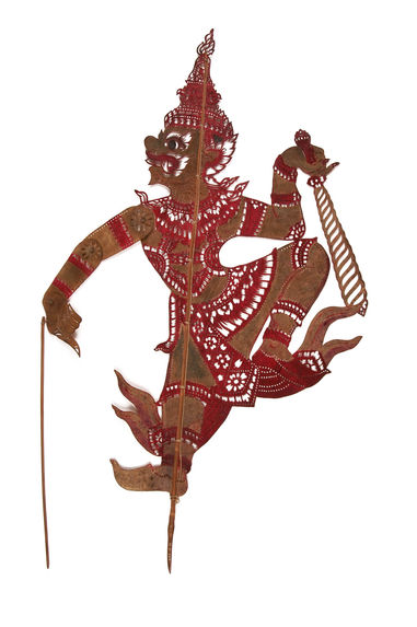 Figurine de théâtre d'ombres : démon Sa' Wa Rat