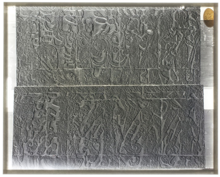 Chichen-Itza. Bas-relief intérieur placé dans une chambre
