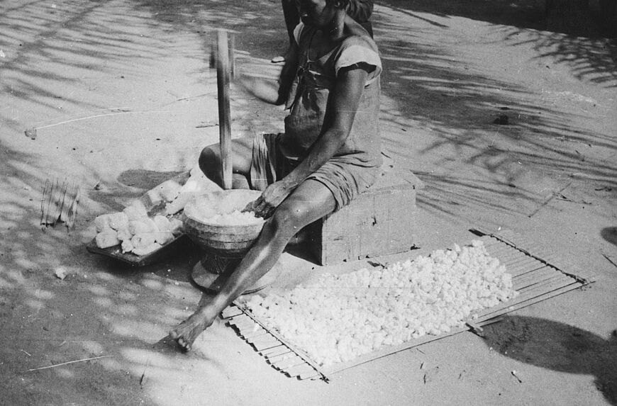 Préparation du manioc