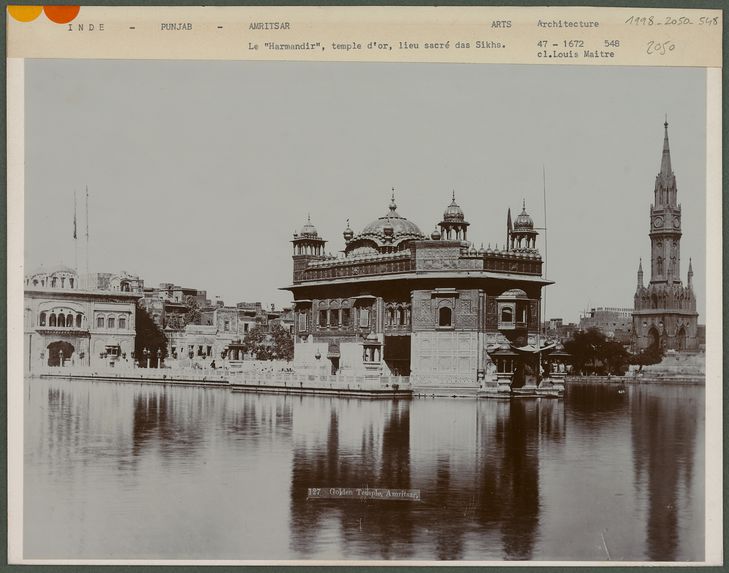Le &quot;Harmandir&quot;, temple d'or, lieu sacré des Sikhs