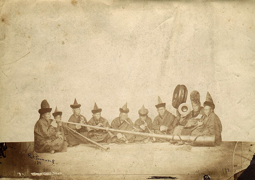 Musiciens du temple Ourga