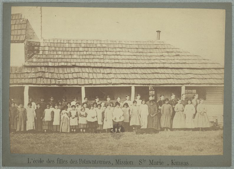 L'école des filles des Potawatomies