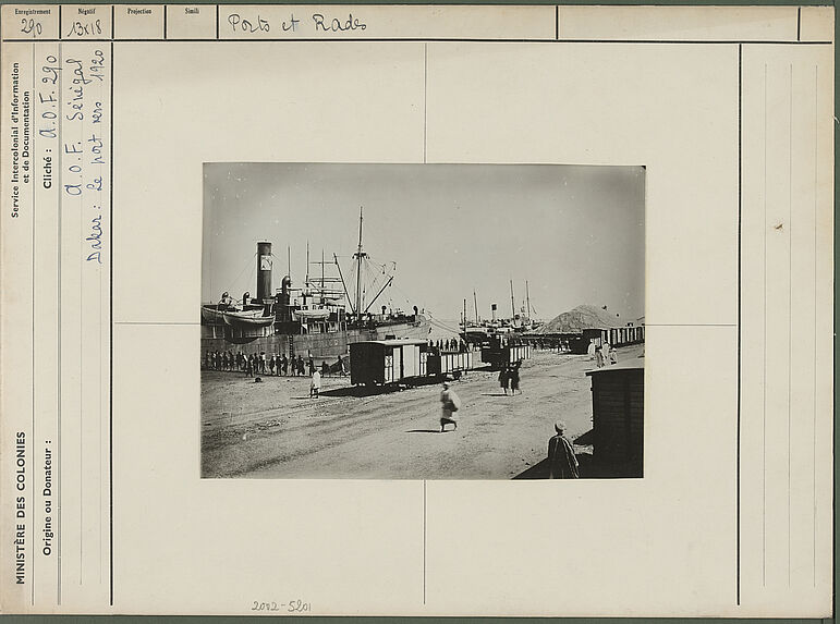 Le port vers 1920