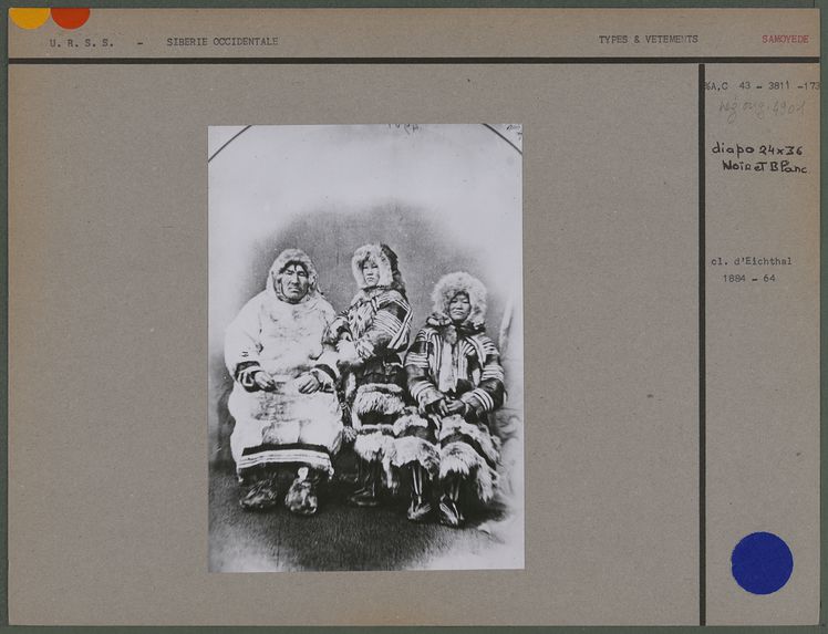 Ivan Khanikoff, Alexandra, Catiana. Famille Samoyède de Merzen.