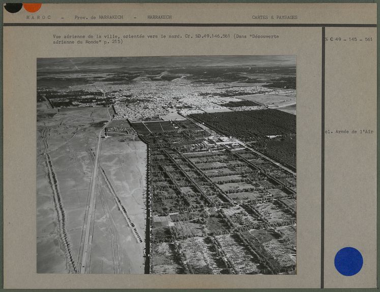 Vue aérienne de la ville