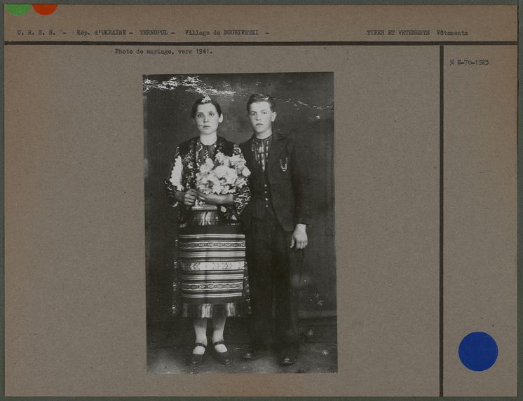 Photo de mariage vers 1941