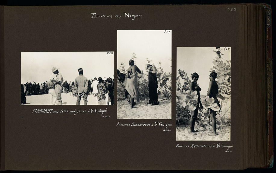 M. Haardt aux fêtes indigènes à N'Guigmi