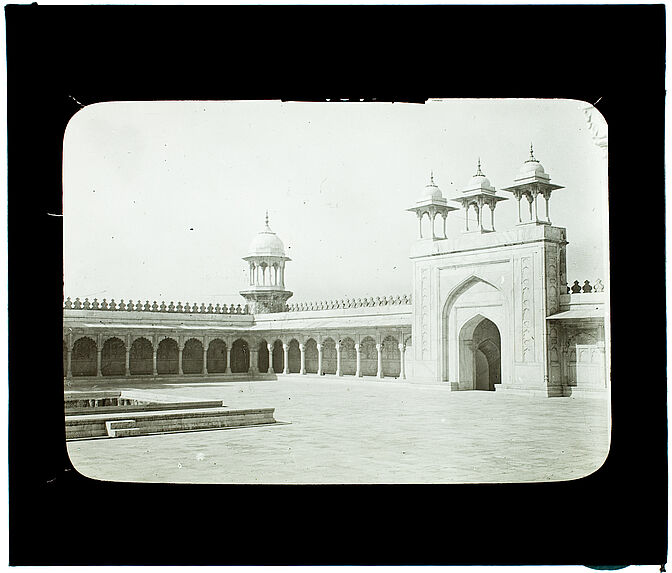 Agra. Moti Masjid (Mosquée la Perle)