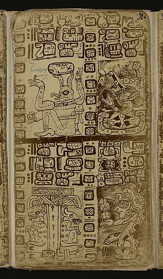 Codex Cortesianus. Fragment du codex Madrid