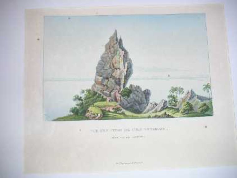 Vue d'un piton de l'île Borabora