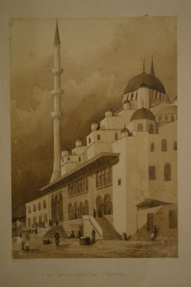 &quot;Vue de Yeni Djami, ou mosquée neuve à Constantinople [Istanbul]&quot