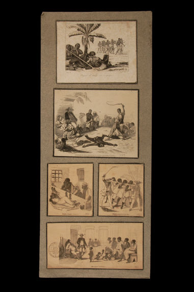 Ensemble d'illustrations gravées relatives à l'histoire de l'esclavage