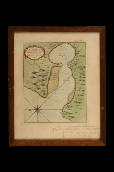 Plan du cul de sac des Roseaux dans l'isle de Ste Lucie