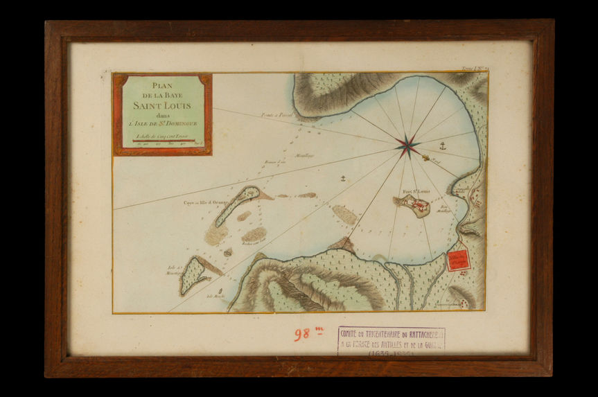 Plan de la Baye Saint Louis dans l'Isle de St Domingue