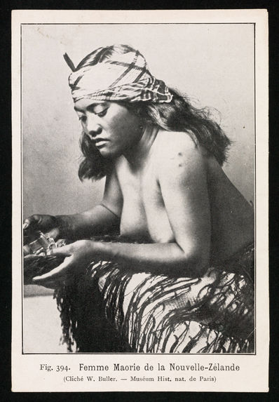 Femme Maorie de la Nouvelle-Zélande