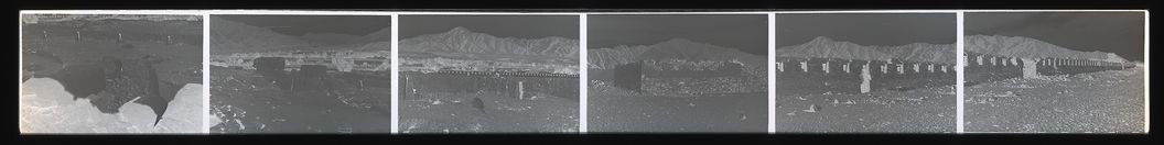 Bande-film de 6 vues concernant Tambo Colorado, vallée de Pisco