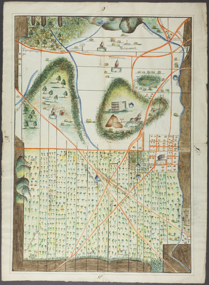 Carte du village de San Pedro Tezontepec