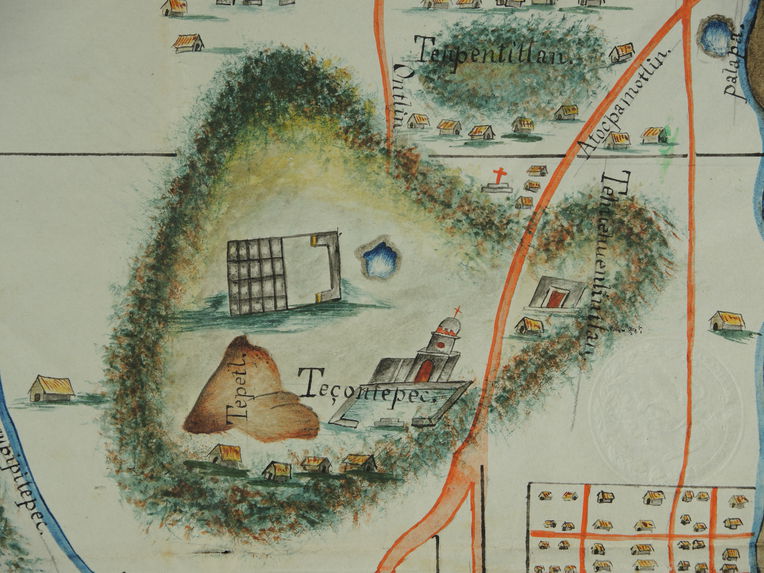 Carte du village de San Pedro Tezontepec