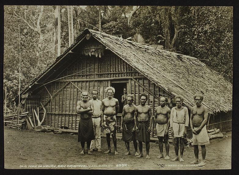 Old men of Heuru, San Cristoval - Solomons