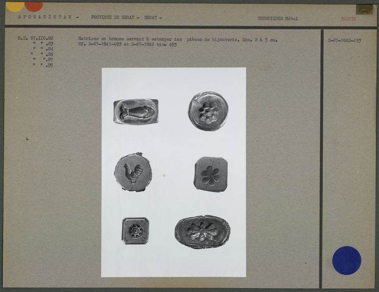 Matrices en bronze