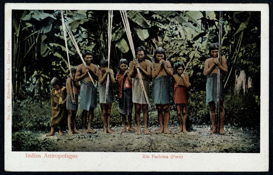Indios Antropófagos. Rio Pachitea (Perú)