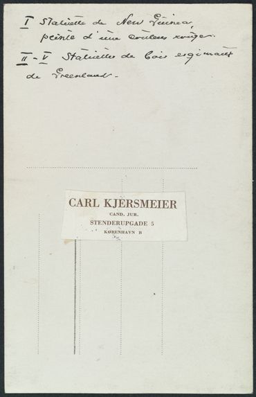 Carl Kjersmeier [collection d'objets]