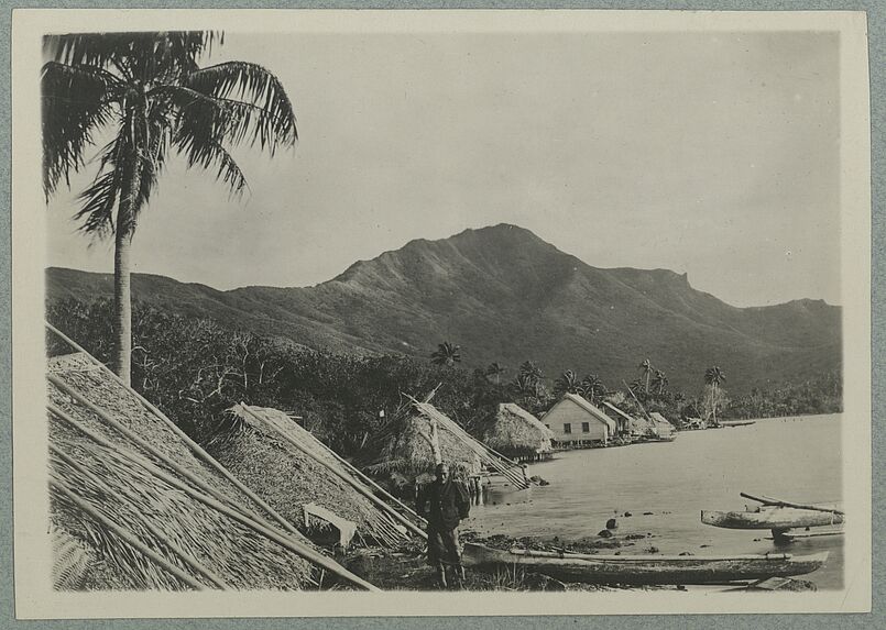 Iles sous le vent. Village de Tahaa