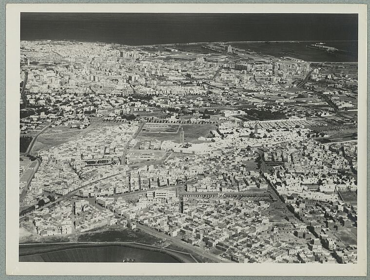 Vue aérienne de la nouvelle médina de Casablanca