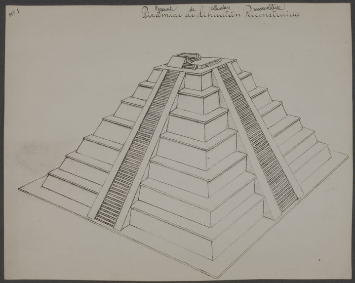 Reconstitution de la pyramide