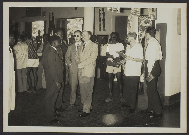 Sans titre [inauguration d'une exposition du musée de la Côte d'Ivoire]